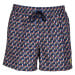 Pánské plavky arena men beach short allover asphalt/multi