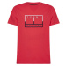 Tommy Hilfiger pánské červené triko Outline