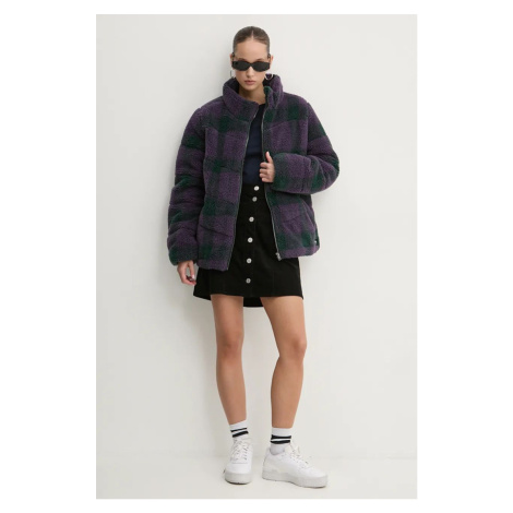 Bunda Vans dámská, fialová barva, přechodná, VN000JU42LN1