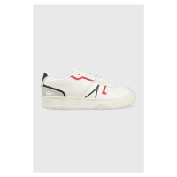 Kožené sneakers boty Lacoste L001 Leather Sneaker bílá barva, 42SMA0092