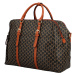 Luxusní cestovní taška Maxfly Rigardo, černo-hnědá