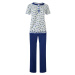 Astrid dámské pyžamo krátký rukáv 2201 tmavě modrá