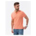 Set of men's pique knit polo shirts 3-pack - mix V14 Z28