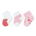 Sterntaler Dětské ponožky 3-pack Strawberry White