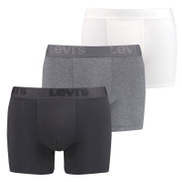 3PACK pánské boxerky Levis vícebarevné