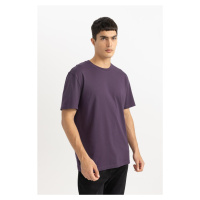 DEFACTO New Regular Fit Crew Neck Short Sleeve 100% Cotton Basic T-Shirt