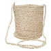 Mini Nature Bast Crossbody Bag - nature