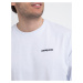 Patagonia M's L/S P-6 Logo Responsibili-Tee White