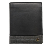SEGALI Pánská kožená peněženka 29513202519 černá - šedá
