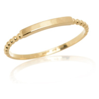 Dámský prsten ze žlutého zlata PR0664F + DÁREK ZDARMA