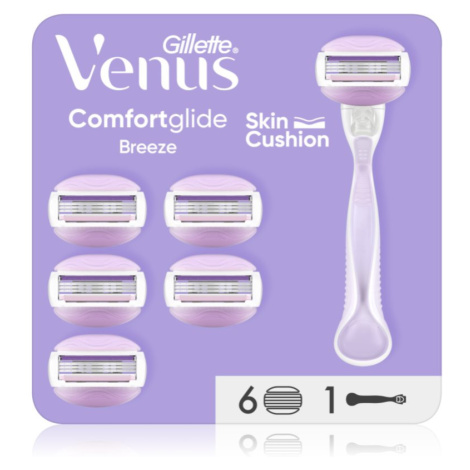 Gillette Venus ComfortGlide Breeze náhradní břity 6 ks