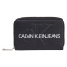Calvin Klein ACCORDION ZIP AROUND Dámská peněženka, černá, velikost