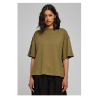 Urban Classics / Ladies Organic Heavy Slit Tee tiniolive