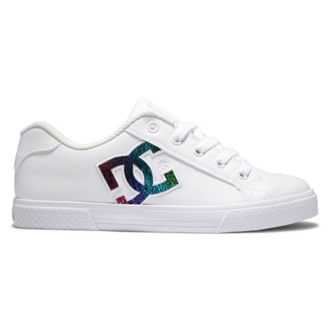 Dc shoes dámské tenisky Chelsea White/Rainbow Sparkle | Bílá