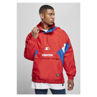 Pánská bunda Starter Windbreaker - city red/sporty blue/white