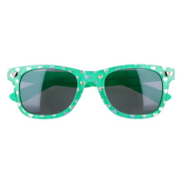 Sunmania Sunmania Tmavě zelené srdíčkové dětské brýle Wayfarer 