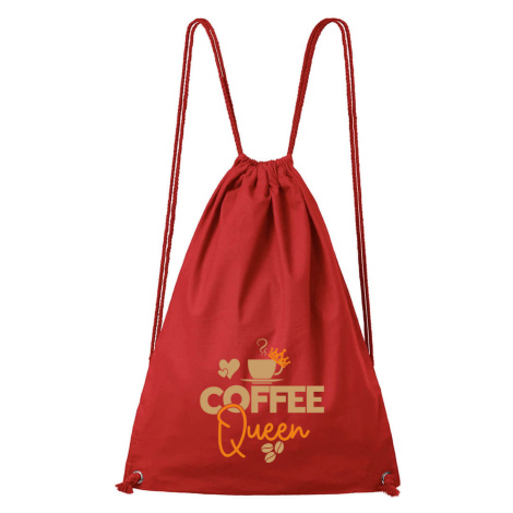 DOBRÝ TRIKO Bavlněný batoh Coffee queen Barva: Červená