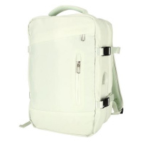 KIK KX4109 Cestovní batoh na notebook, rozšiřitelný, 26–36 l, USB, zelený