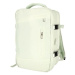 KIK KX4109 Cestovní batoh na notebook, rozšiřitelný, 26–36 l, USB, zelený