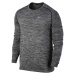 Pánské běžecké tričko s dlouhým rukávem Nike Dry Knit Šedá