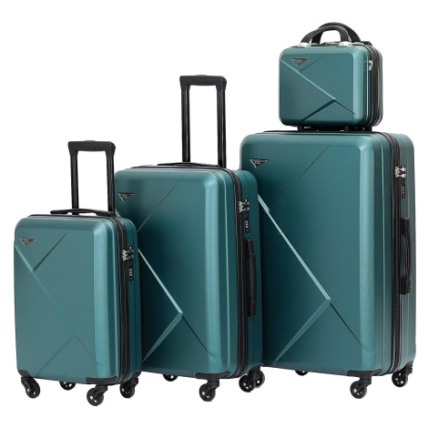 Municase - Cestovní kufr na kolečkách s TSA zámkem Barva kufru: Černá