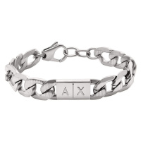 Armani Exchange Nadčasový pánský ocelový náramek AXG0077040