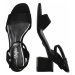 BUFFALO Páskové sandály černá