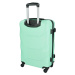 Cestovní plastový kufr Sonrado vel. M, světle zelená