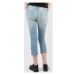 Wrangler Drew Cropped Straight W26YZS64J Modrá