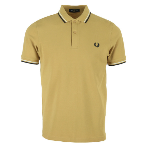 Fred Perry Twin Tipped Shirt Hnědá