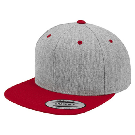 Dvoubarevná čepice s rovným kontrastním kšiltem Flexfit