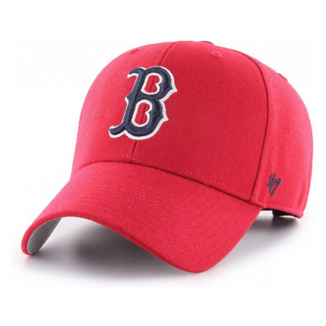 Čepice 47brand MLB Boston Red Socks červená barva, s aplikací 47 Brand