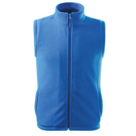 Malfini Next Fleece vesta unisex 5X8 azurově modrá