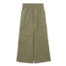 GAP WOV WIDE LEG Dívčí kalhoty, khaki, velikost