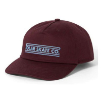 KŠILTOVKA POLAR Jake Cap Twill Stretch L - vínová