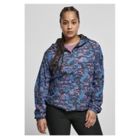 Urban Classics / Ladies Camo Pull Over Jacket digital duskviolet camo