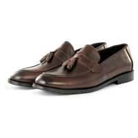 Pánské klasické boty z pravé kůže Ducavelli Quaste, mokasíny.