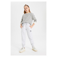 DEFACTO Girls' Printed Jogger Sweatpants