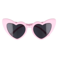 Sunmania Sunmania Růžové dámské srdíčkové brýle 