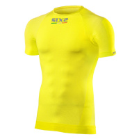 SIX2 Cyklistické triko s krátkým rukávem - TS1 - žlutá