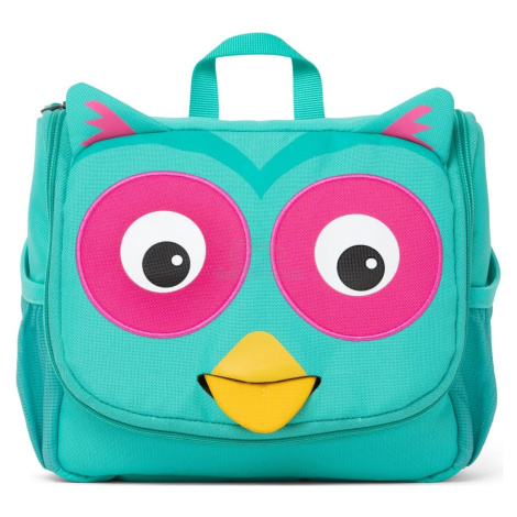 Dětská kosmetická taštička Affenzahn Washbag - Olivia Owl - turquoise