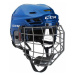 CCM TACKS 310C SR COMBO Hokejová helma, modrá, veľkosť