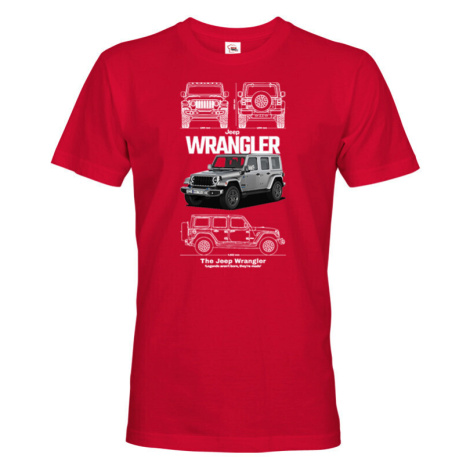 Pánské tričko Jeep Wrangler  - kvalitní tisk a rychlé dodání BezvaTriko