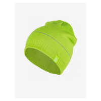 Světle zelená dětská čepice s reflexním pruhem Loap Zodie