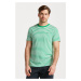 TRIČKO GANT STRIPED T-SHIRT MID GREEN