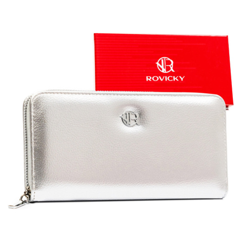Elegantní, velká dámská peněženka na zip Rovicky