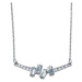 CRYSTalp Elegantní náhrdelník s krystaly Impress 32216.R