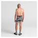 Pánské boxerky Saxx Quest Boxer Brief Fly black mountainscape