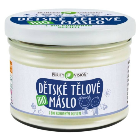 Purity Vision BIO Dětské tělové máslo 350 ml