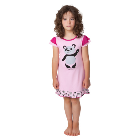 Dívčí noční košile - CALVI 20-316, růžová světlá Barva: Růžová světlejší